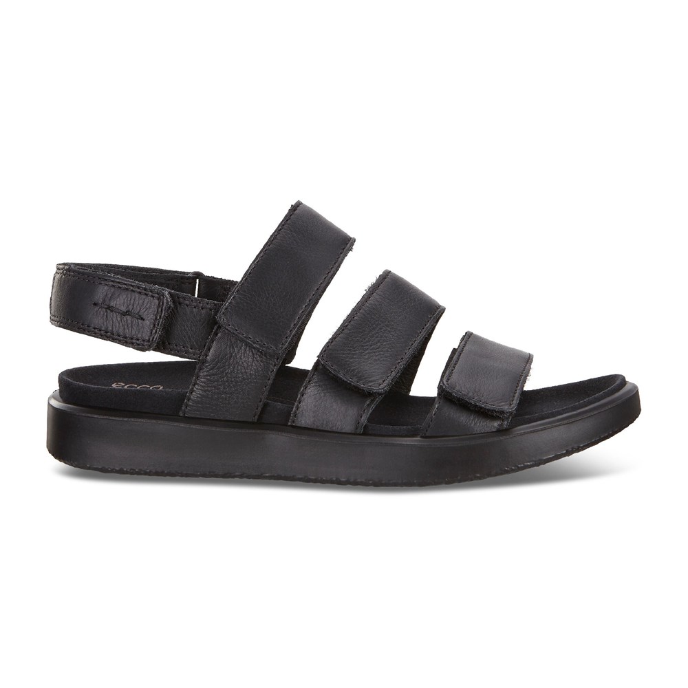 Sandalias Mujer - ECCO Flowt Flat - Negros - OYI865149